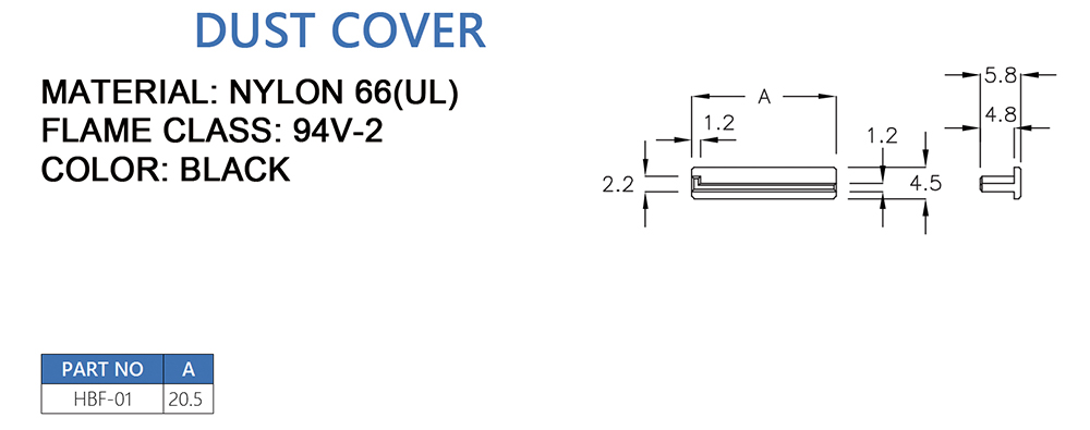 Dust cover HBF-01